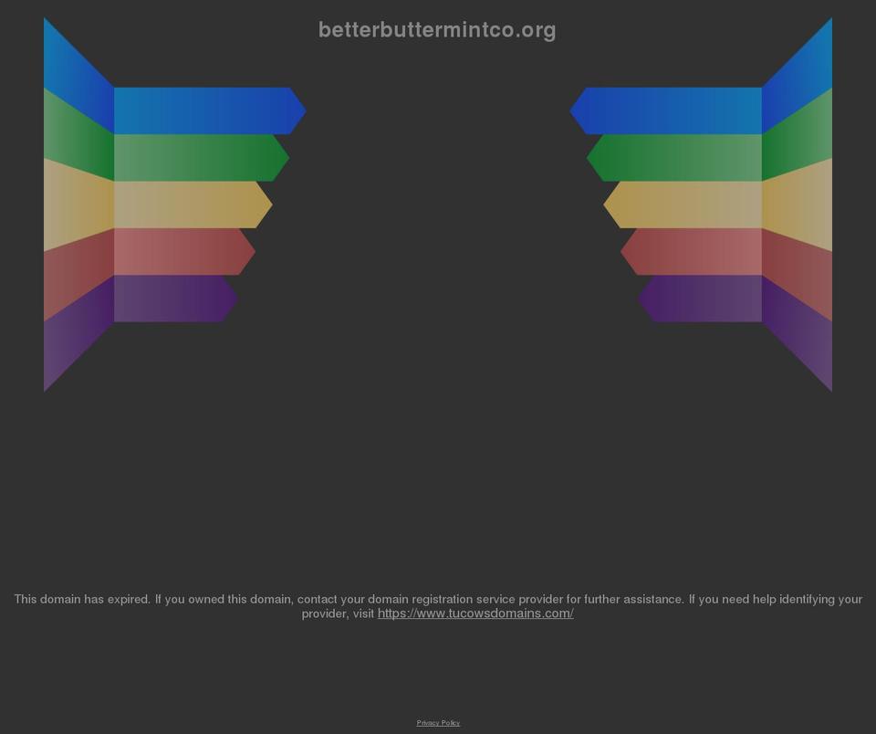 betterbuttermintco.org shopify website screenshot