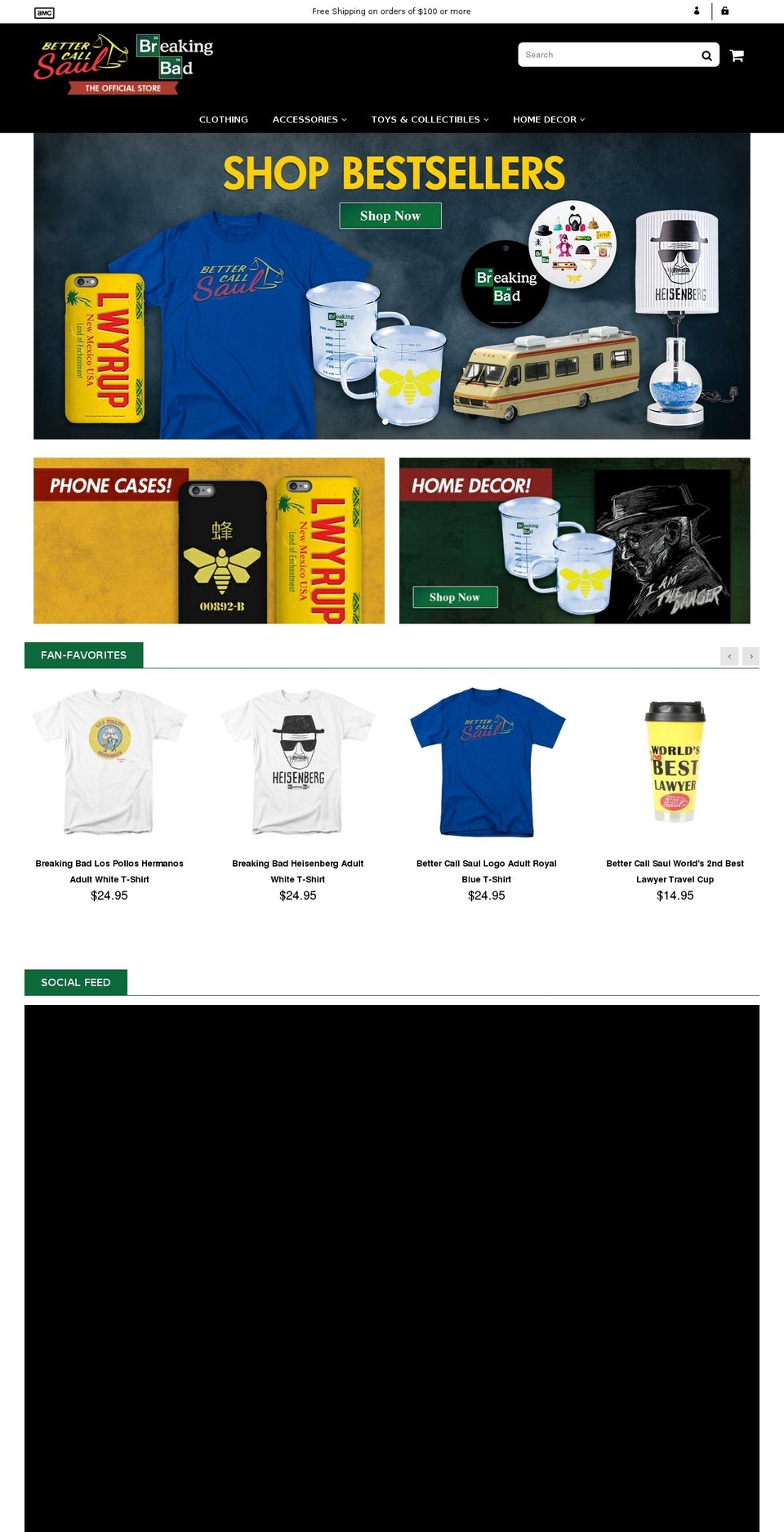 bettercallsaulstore.com shopify website screenshot
