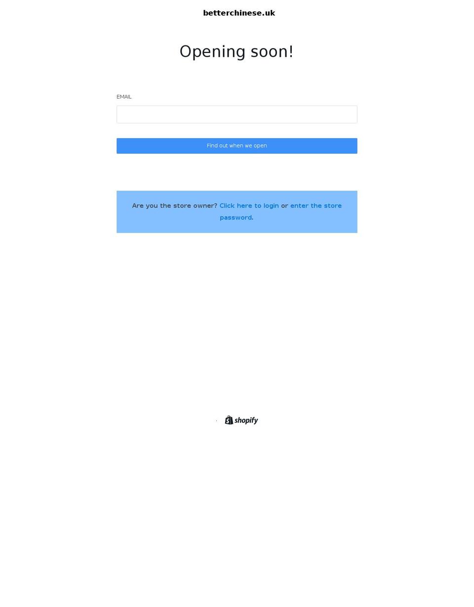 betterchinese.eu shopify website screenshot