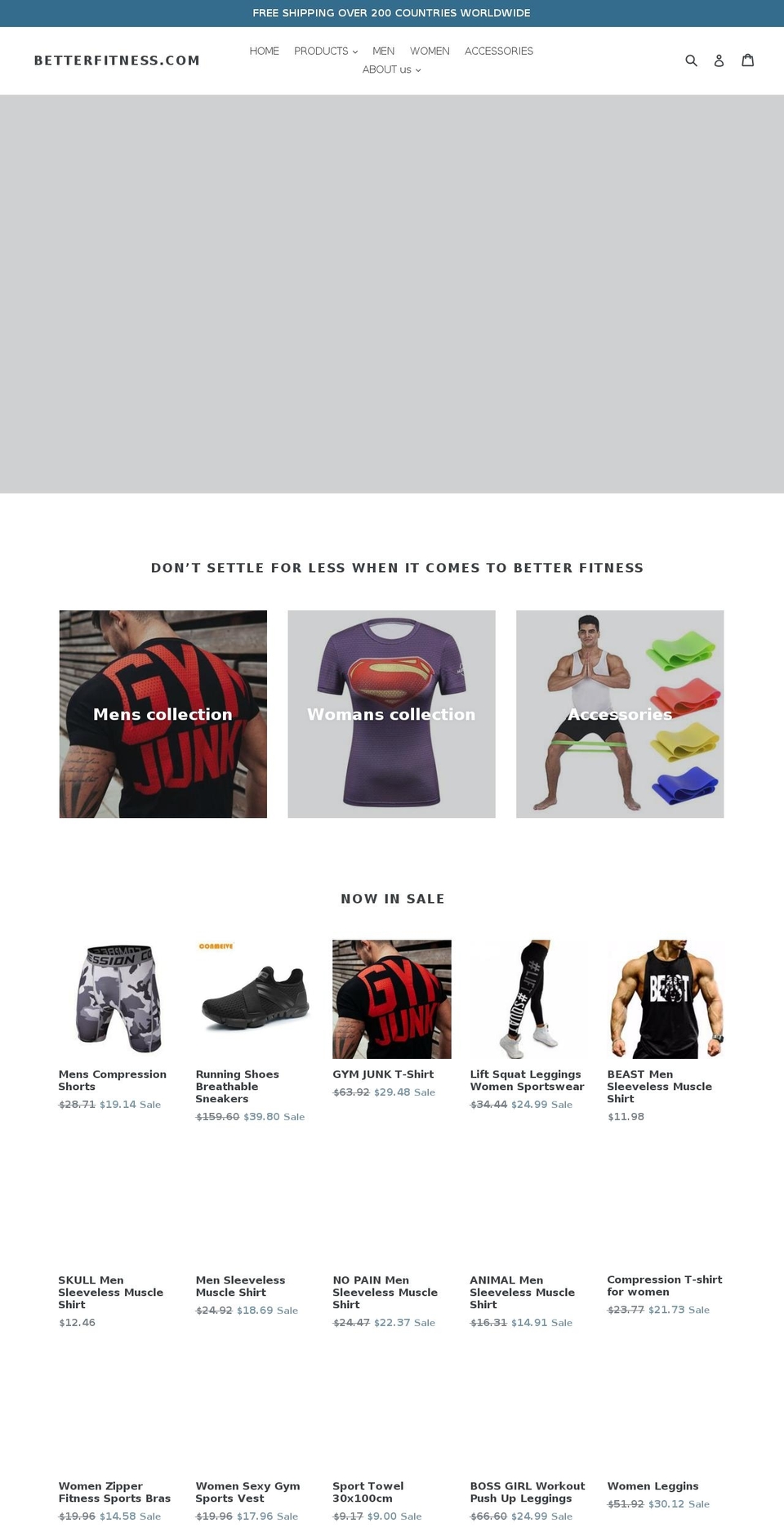 betterfitness.com shopify website screenshot
