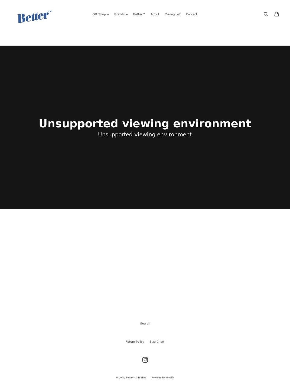 bettergiftshop.com shopify website screenshot