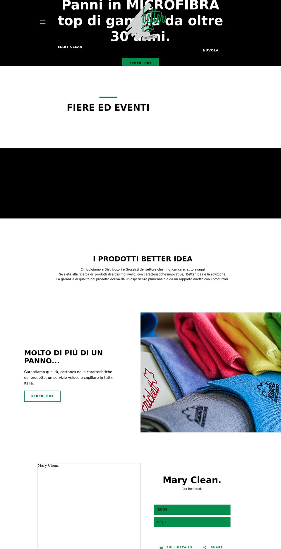 betterideasrl.com shopify website screenshot