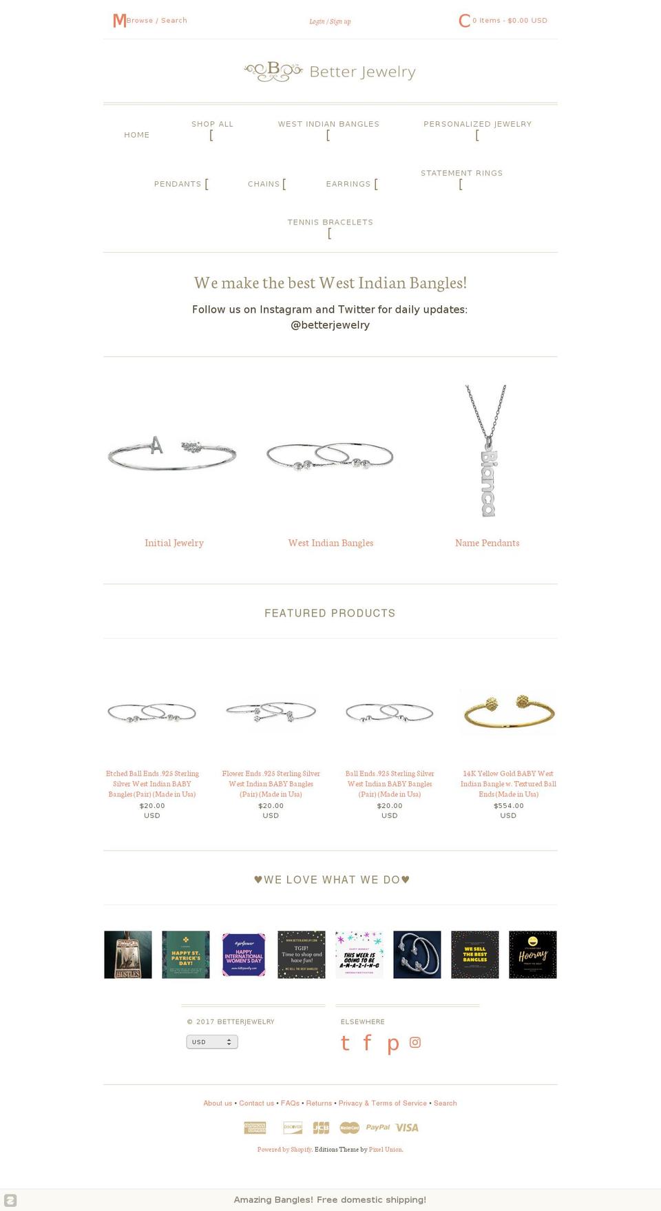 betterjewelry.com shopify website screenshot