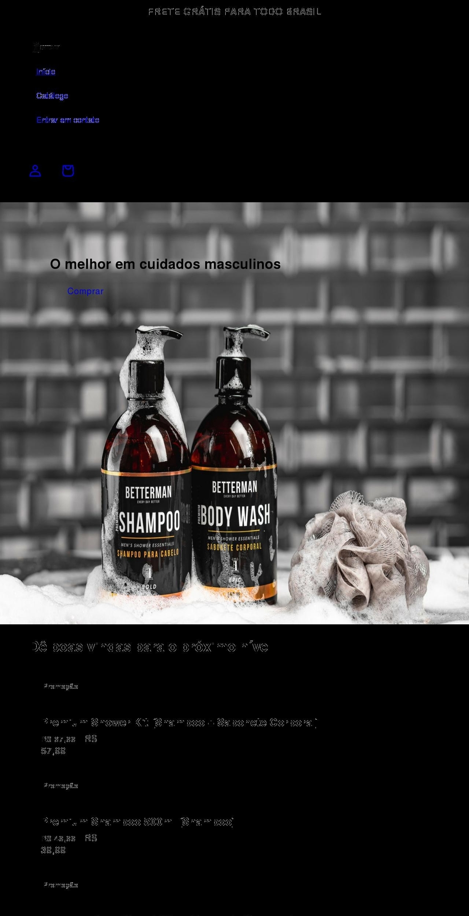 betterman.com.br shopify website screenshot