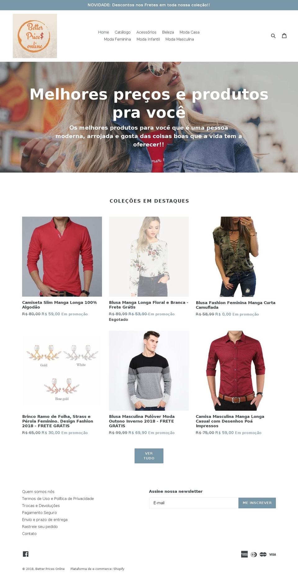 betterpricesonline.com — Shopify storefront screenshot