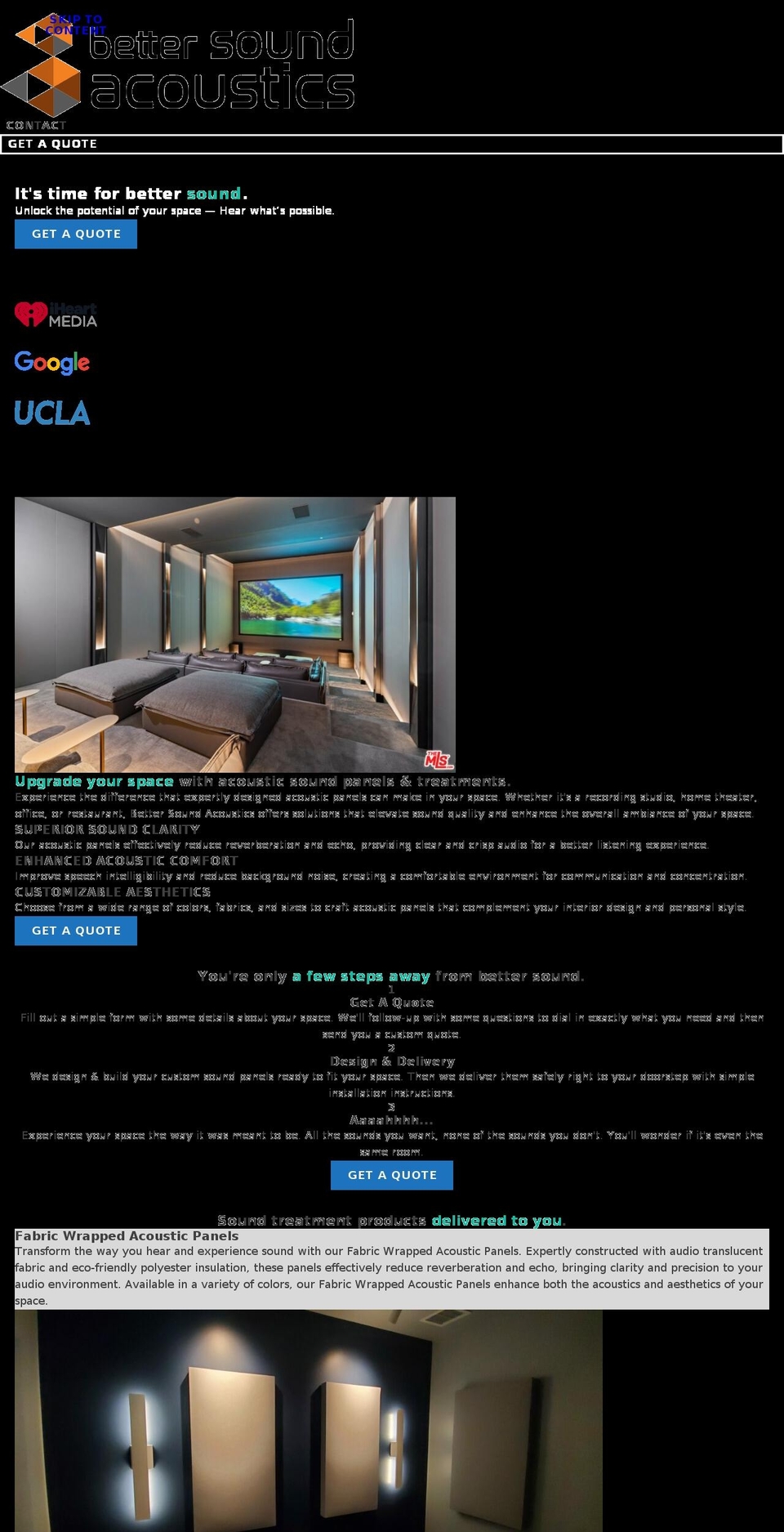 EDITED THEME Shopify theme site example bettersound.com