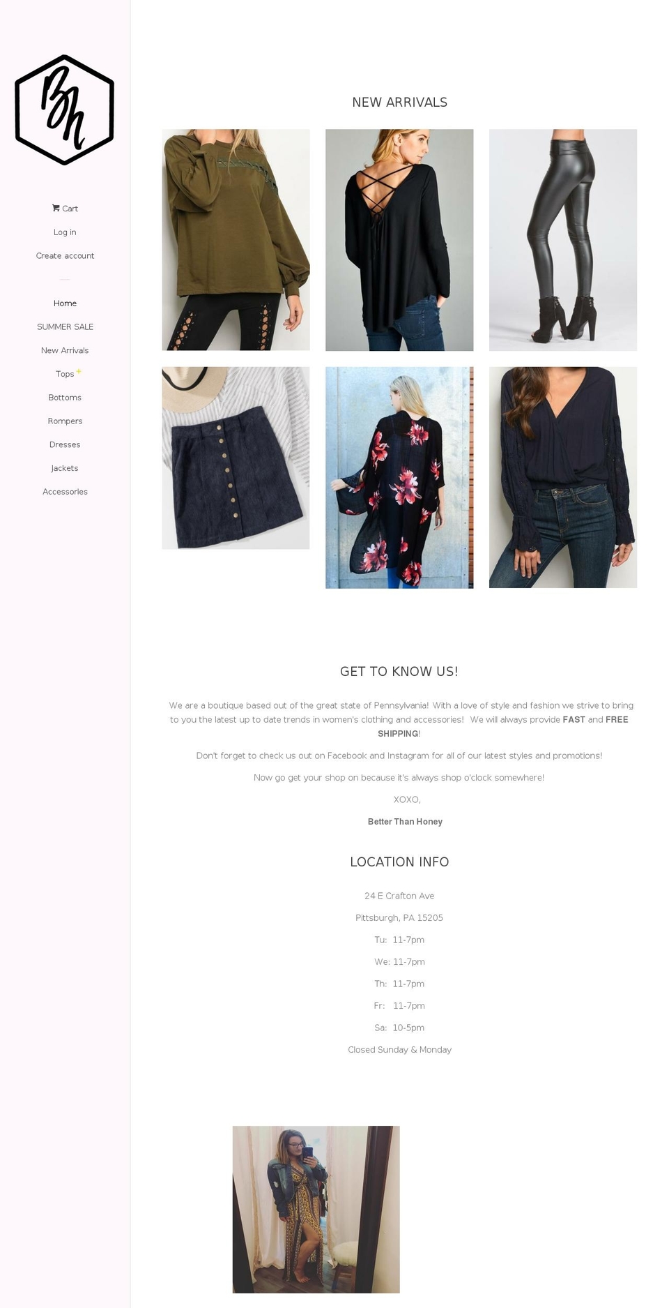 betterthanhoney.com — Shopify storefront screenshot