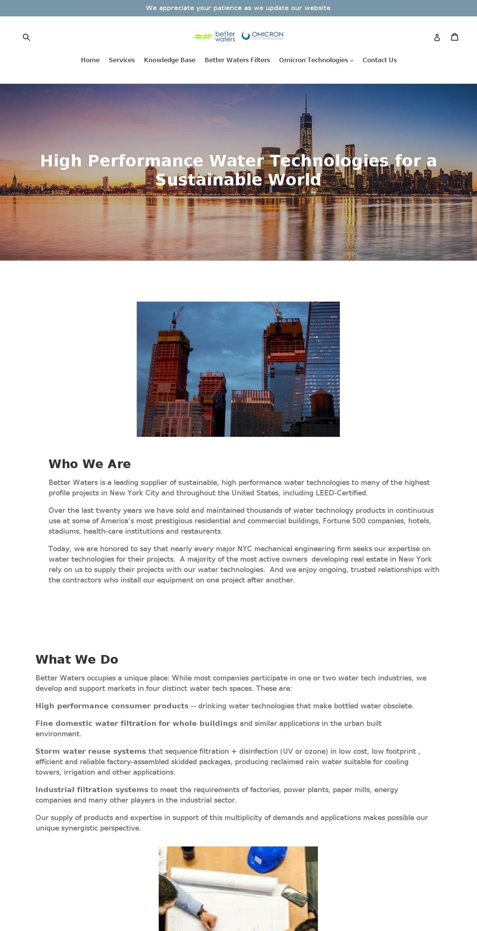 betterwaters.ca shopify website screenshot