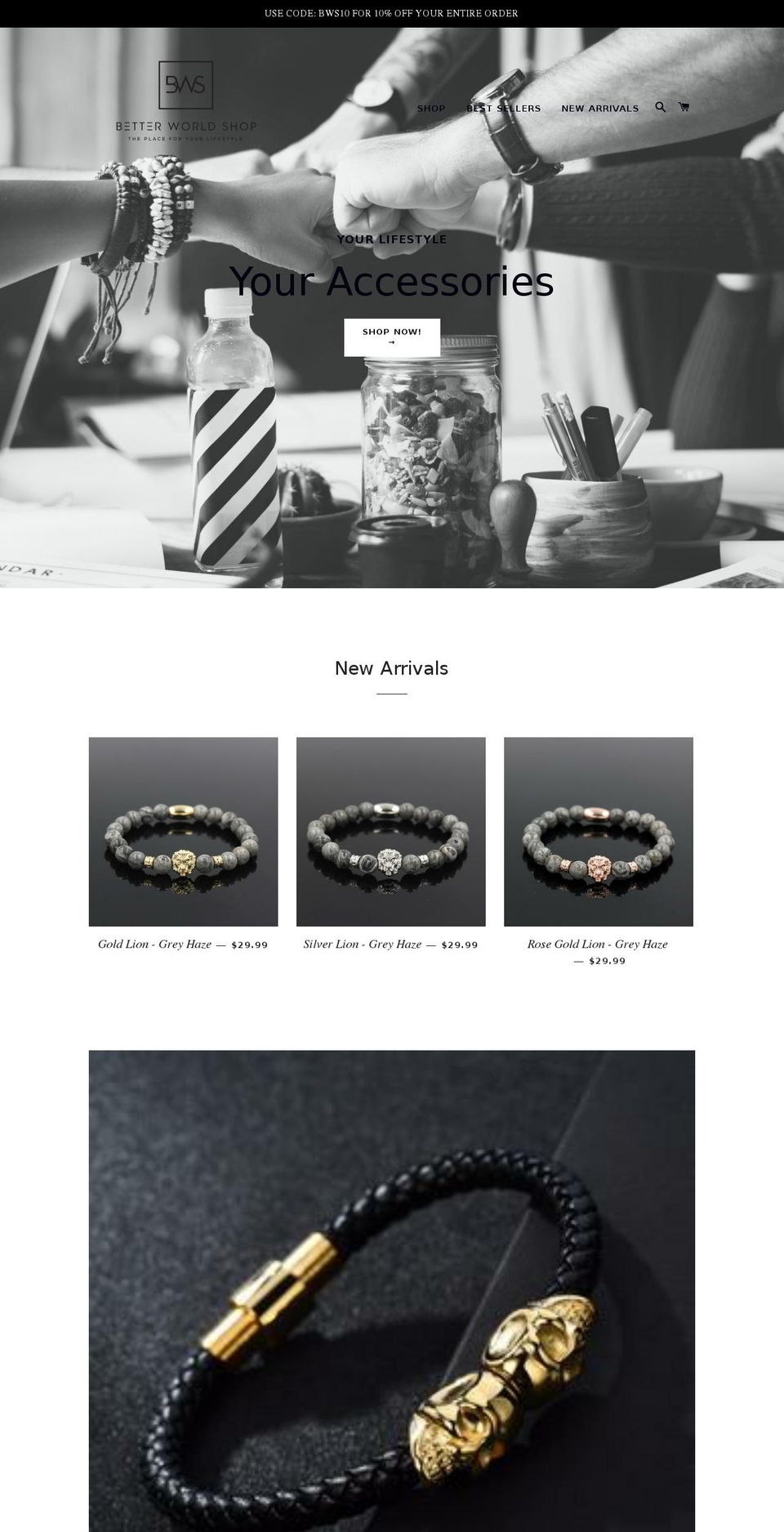 betterworldshop.net shopify website screenshot