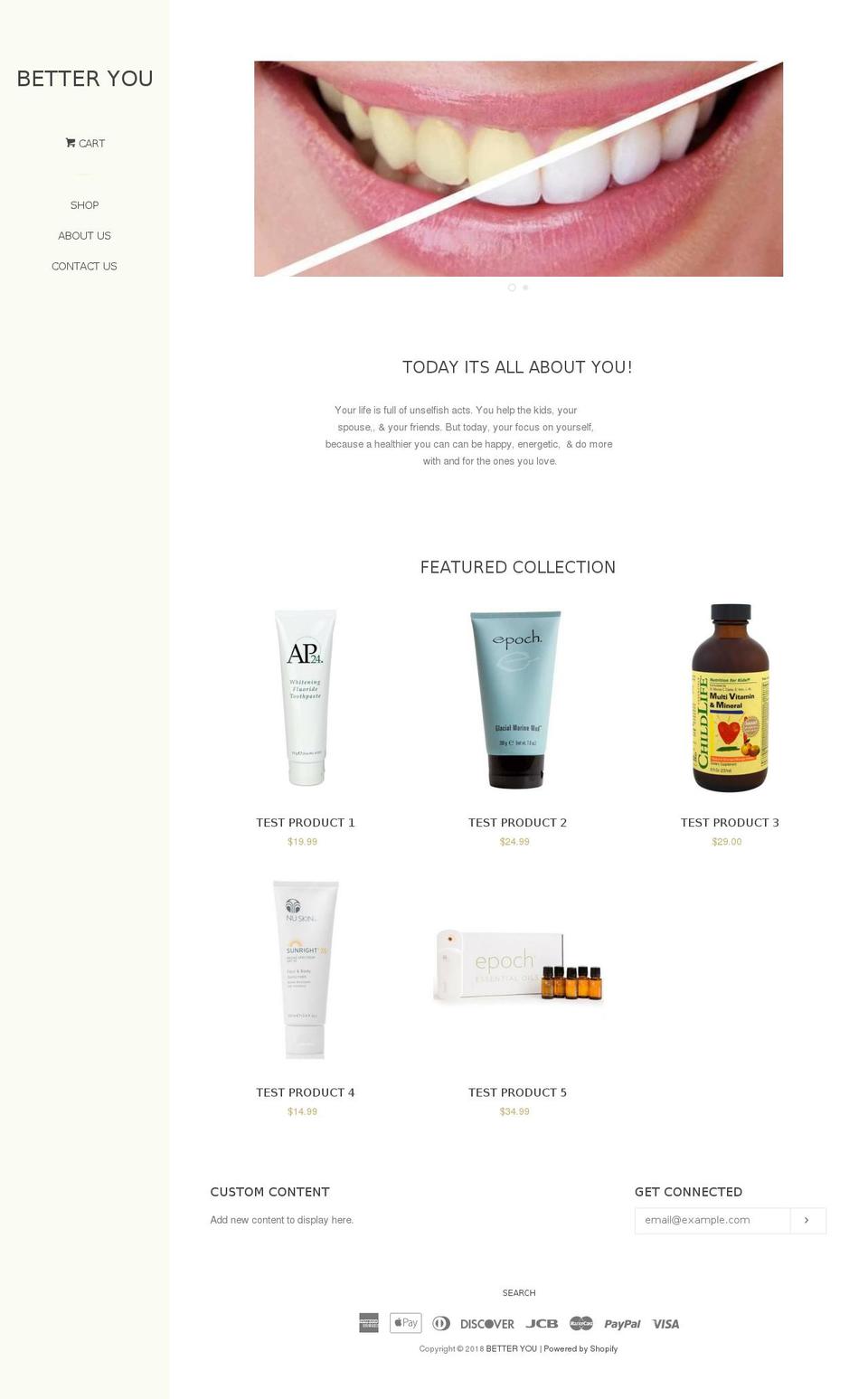 betteryoulandl.com — Shopify storefront screenshot