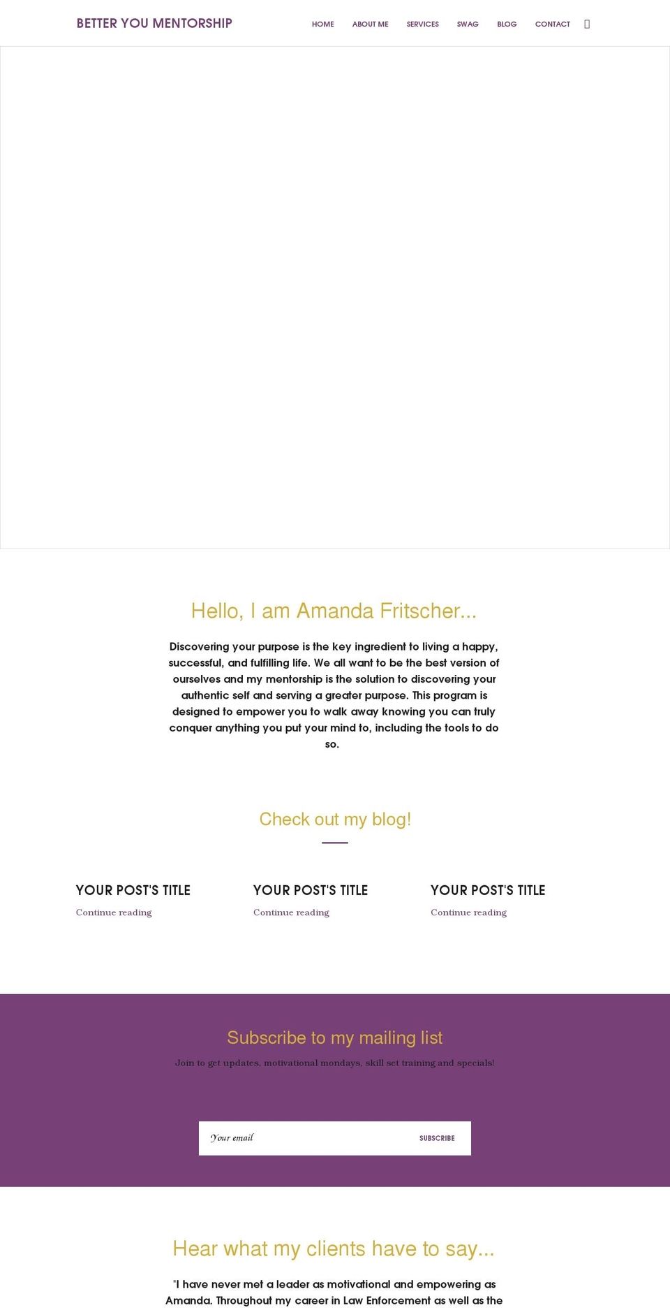 betteryoumentorship.com shopify website screenshot