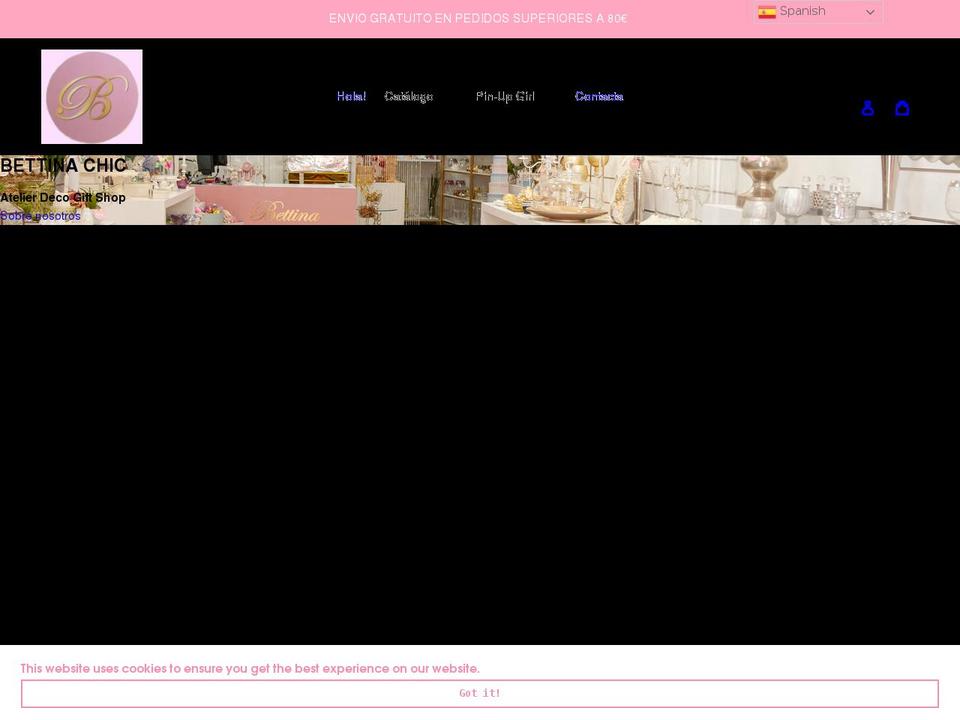 bettinachic.com shopify website screenshot