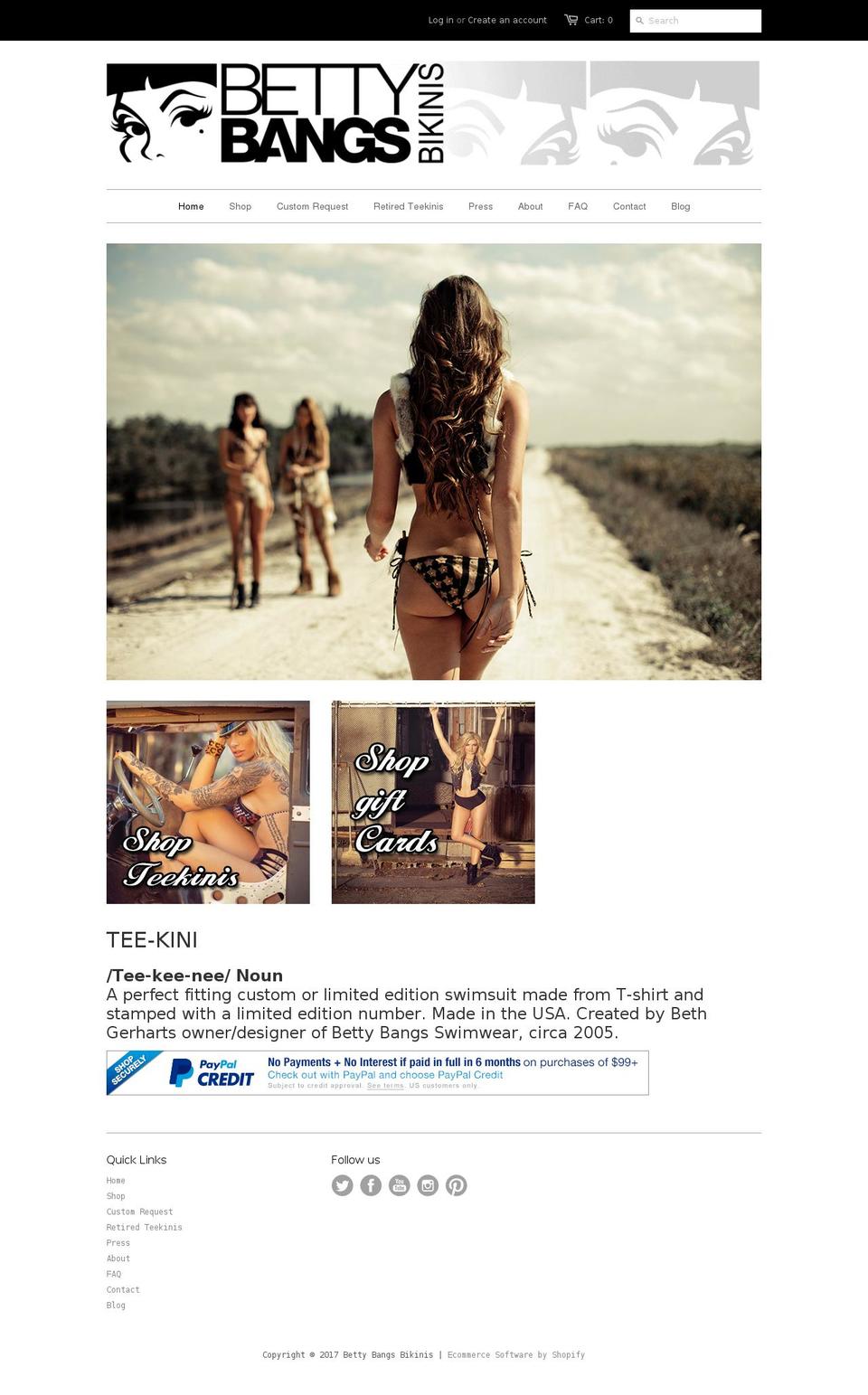 bettybangs.com shopify website screenshot