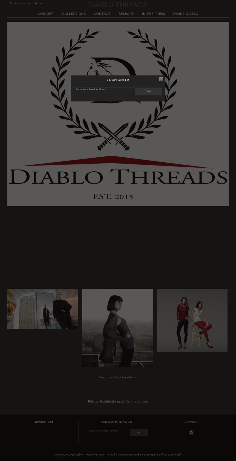 bettysgarage.com — Shopify storefront screenshot
