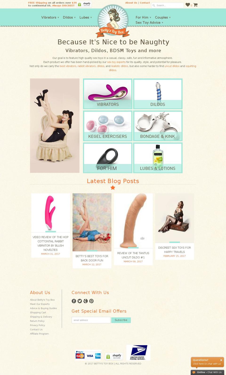 empire Shopify theme site example bettystoybox.com