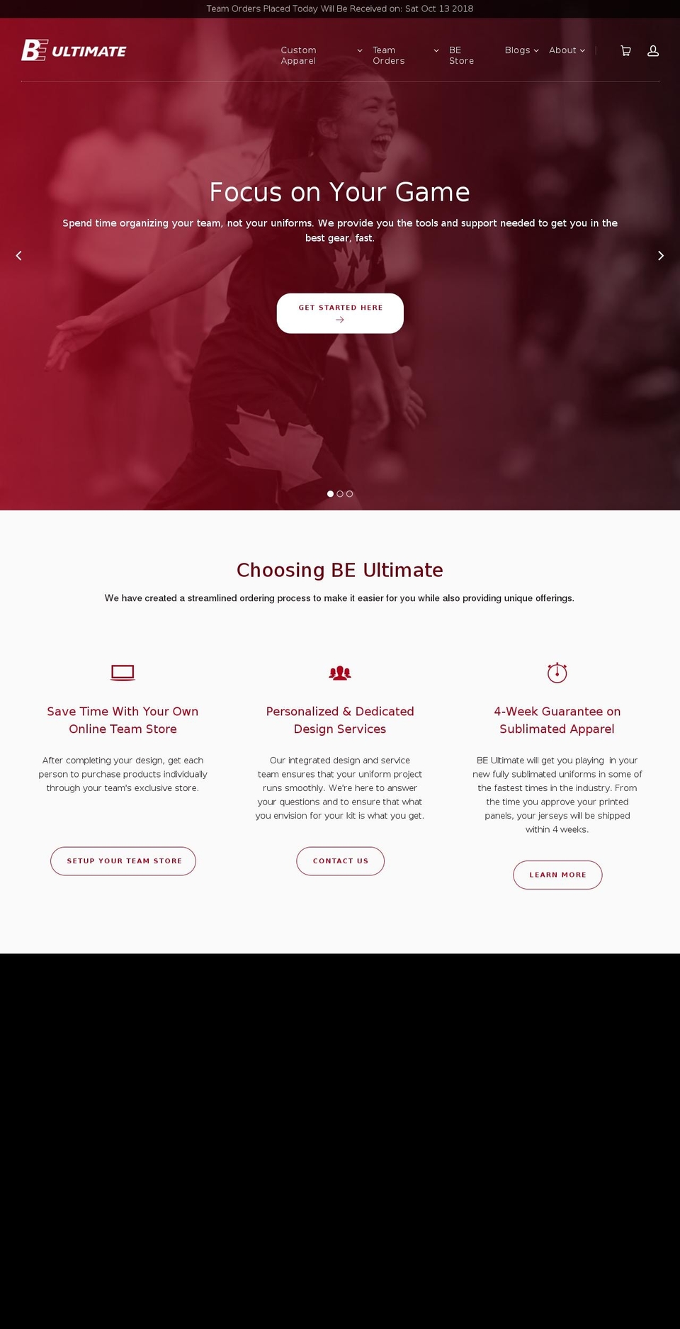 beultimate.ca shopify website screenshot