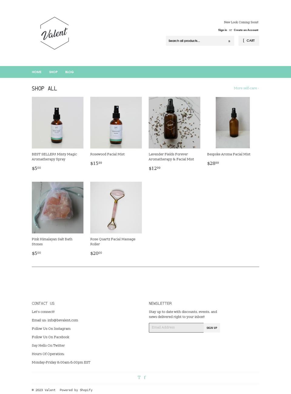 bevalent.com — Shopify storefront screenshot