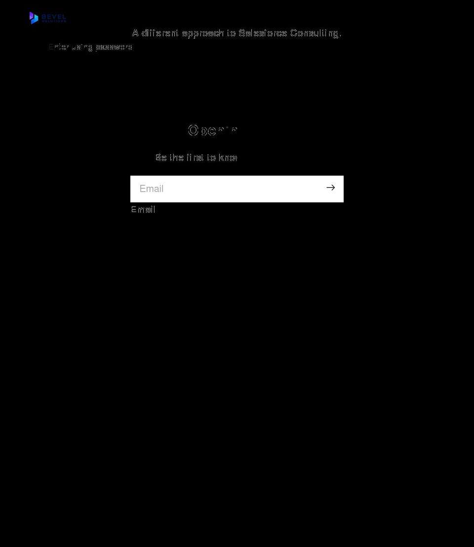 bevel.consulting shopify website screenshot