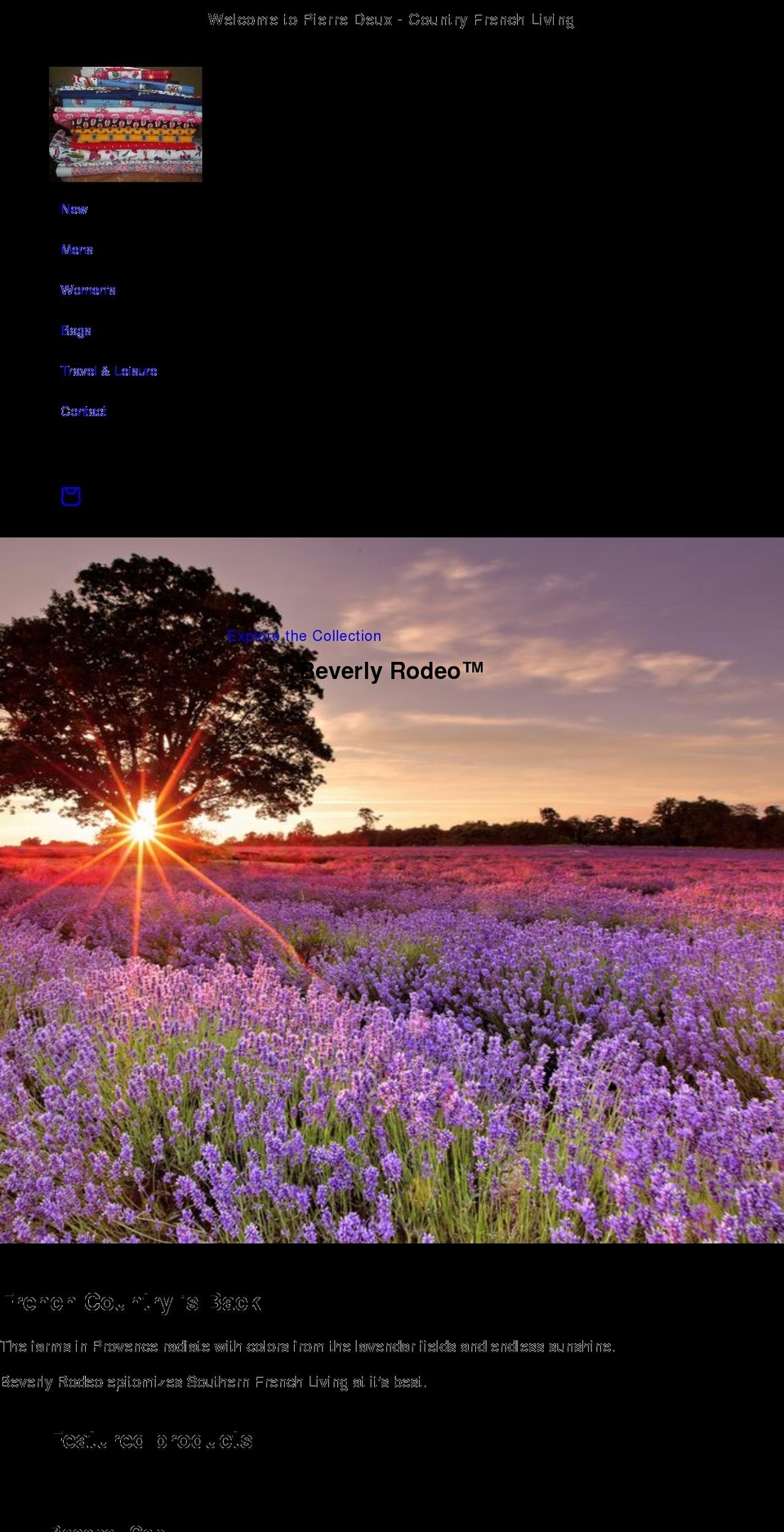 beverlyrodeo.com shopify website screenshot