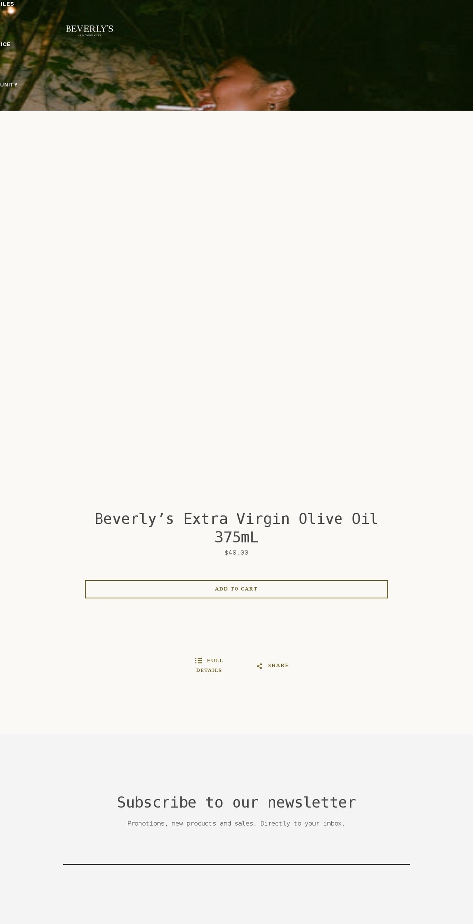beverlys.world shopify website screenshot