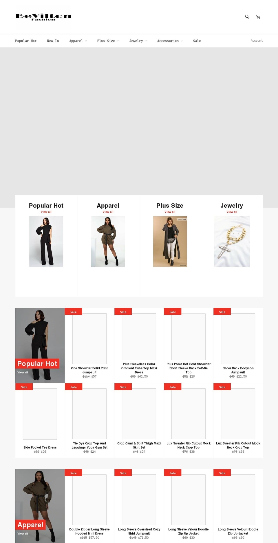 Vistarapid t Shopify theme site example bevilton.com