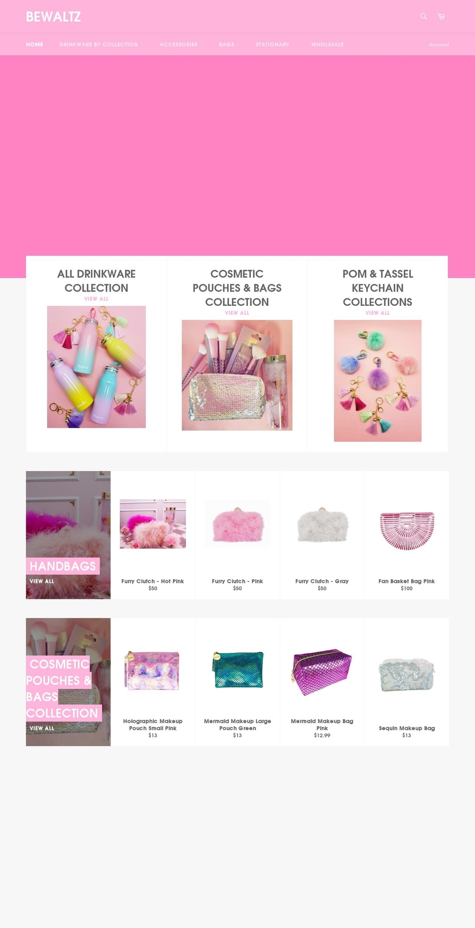 bewaltz.com shopify website screenshot