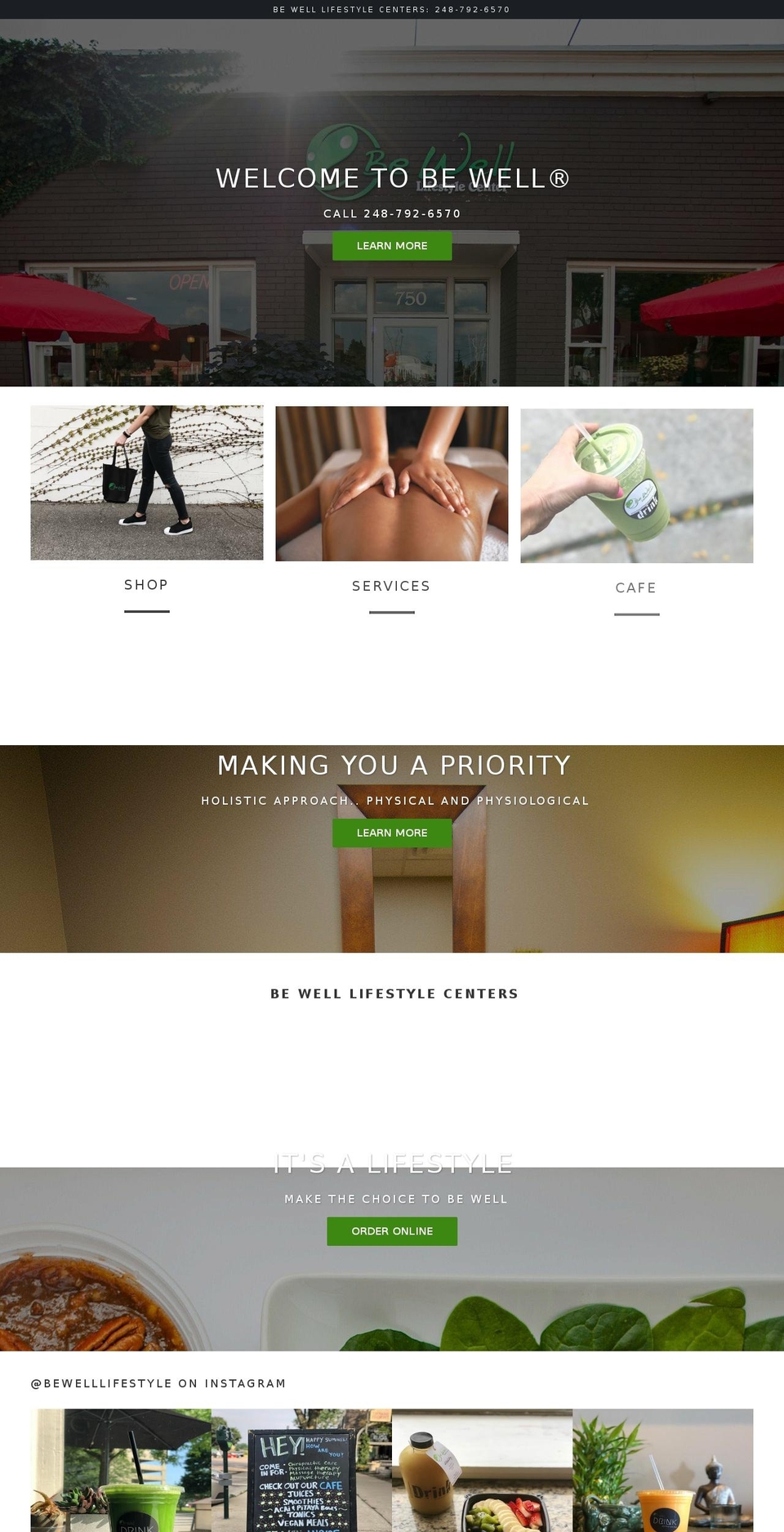 2016-05-22-parallax Shopify theme site example bewelllifestylecenter.com