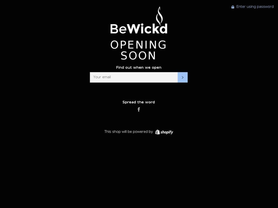 bewickd.com shopify website screenshot