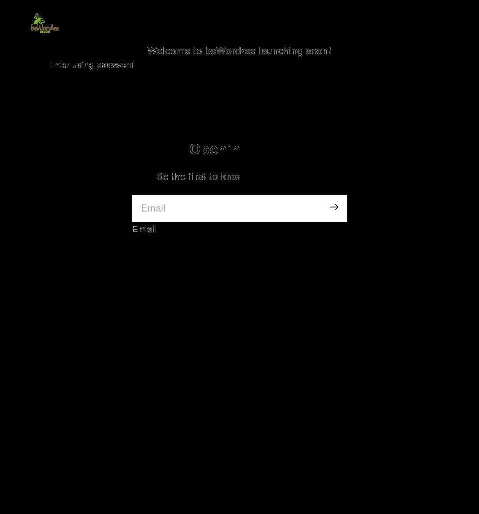 bewordee.com shopify website screenshot