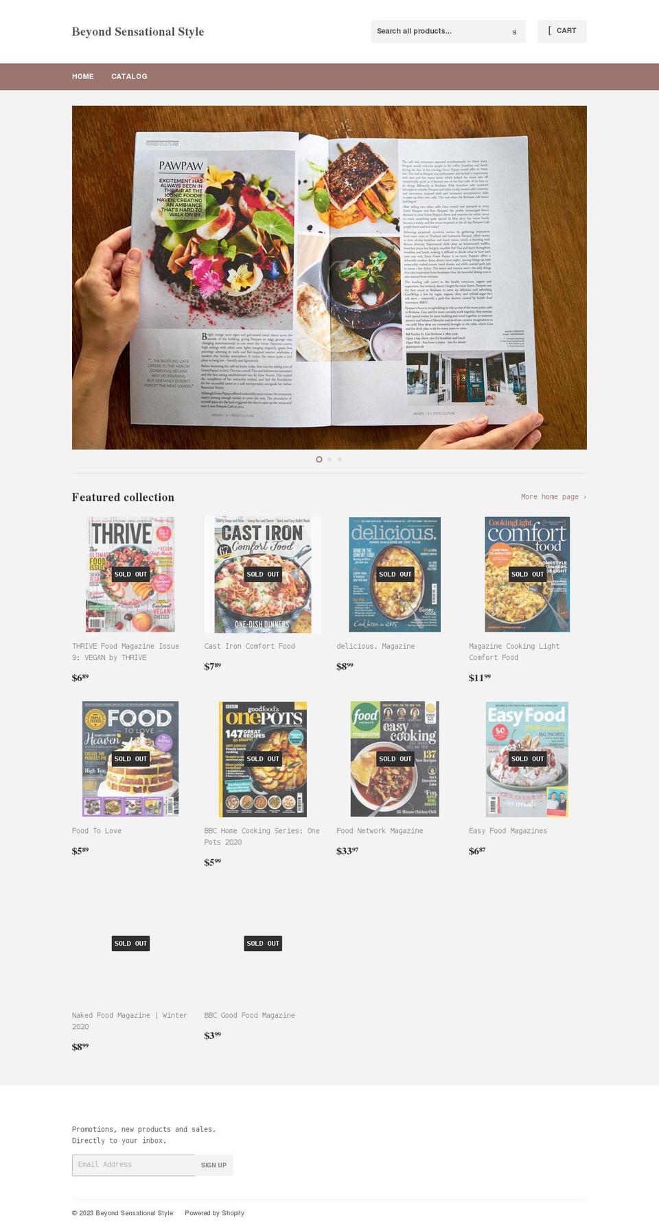beyond-sensational-style.myshopify.com shopify website screenshot