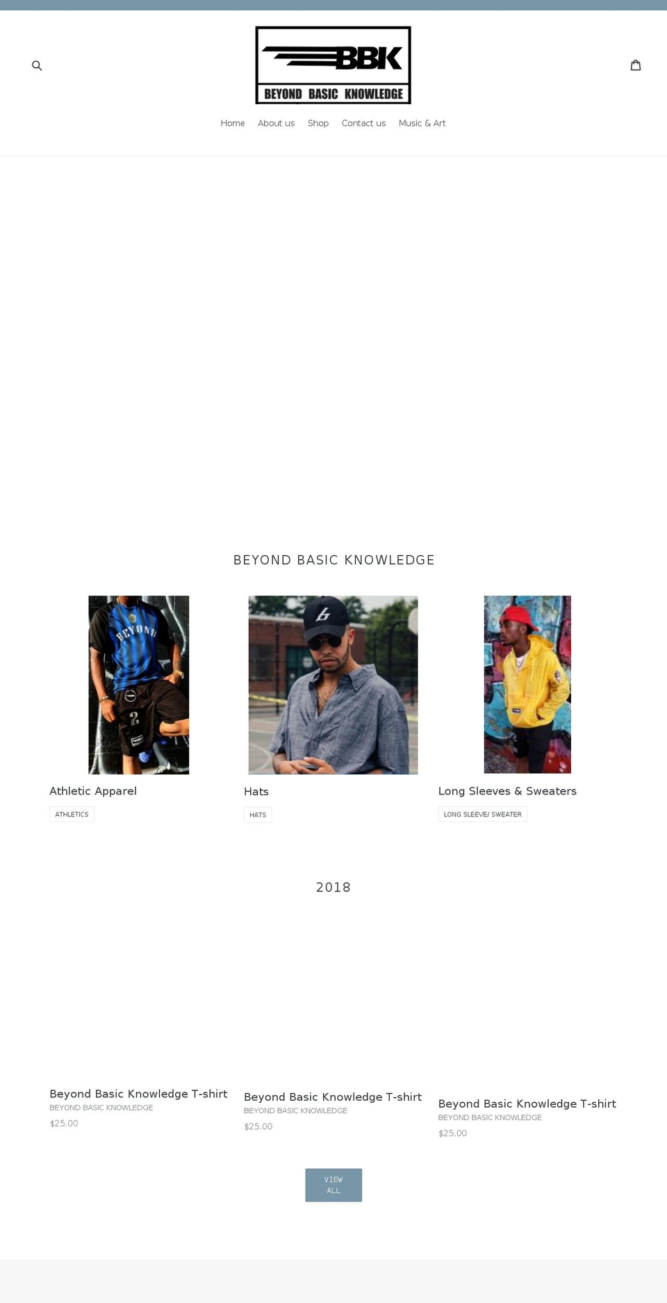beyondbasicknowledge.com — Shopify storefront screenshot