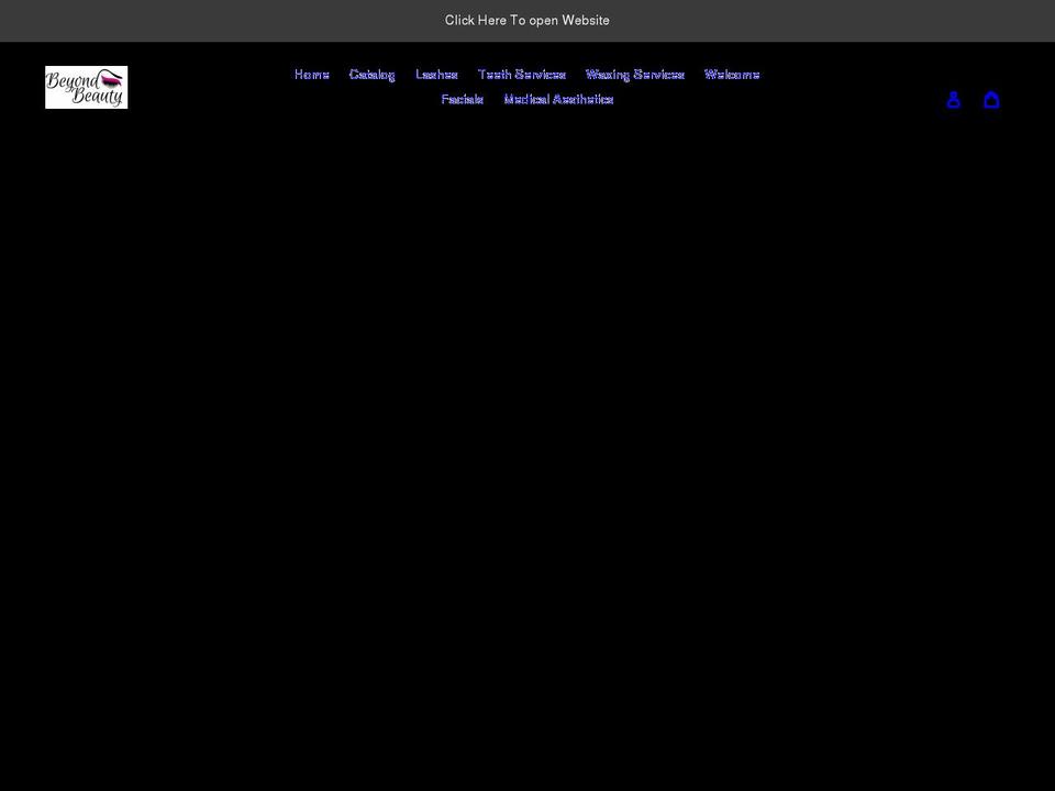 beyondbeauty-ink.com shopify website screenshot