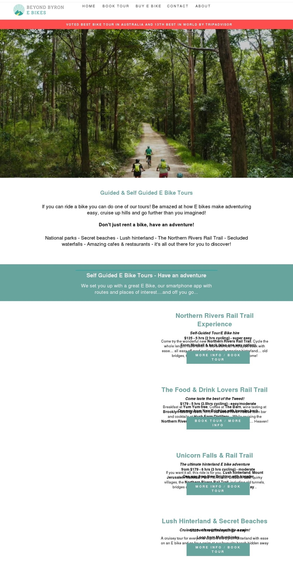 beyondbyronebikes.com.au shopify website screenshot
