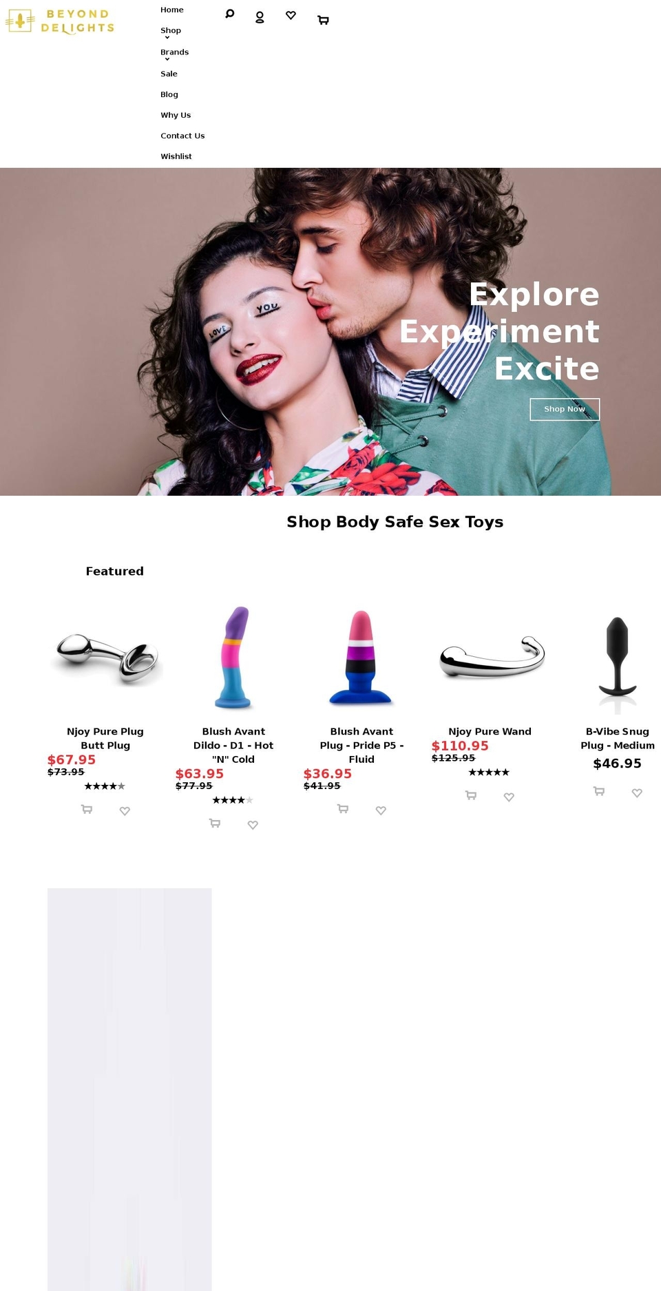 beyonddelight.com shopify website screenshot