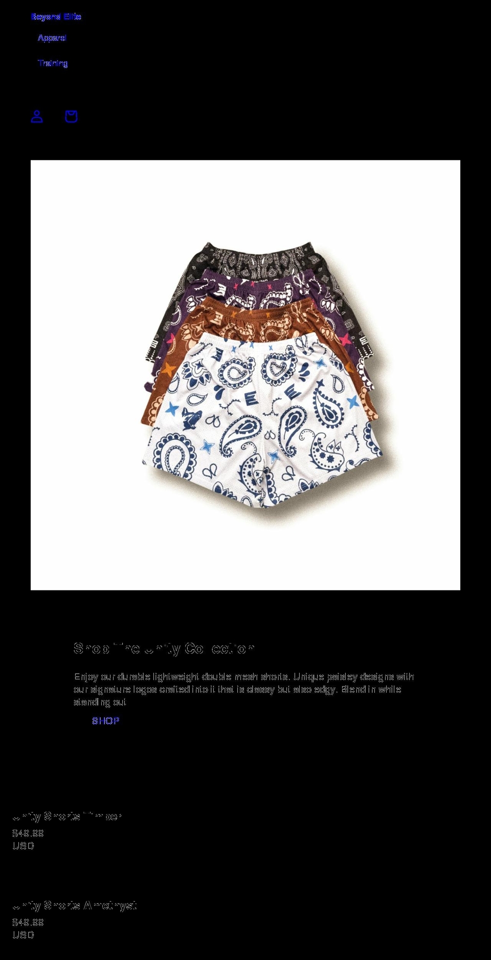 beyondeliteco.com shopify website screenshot