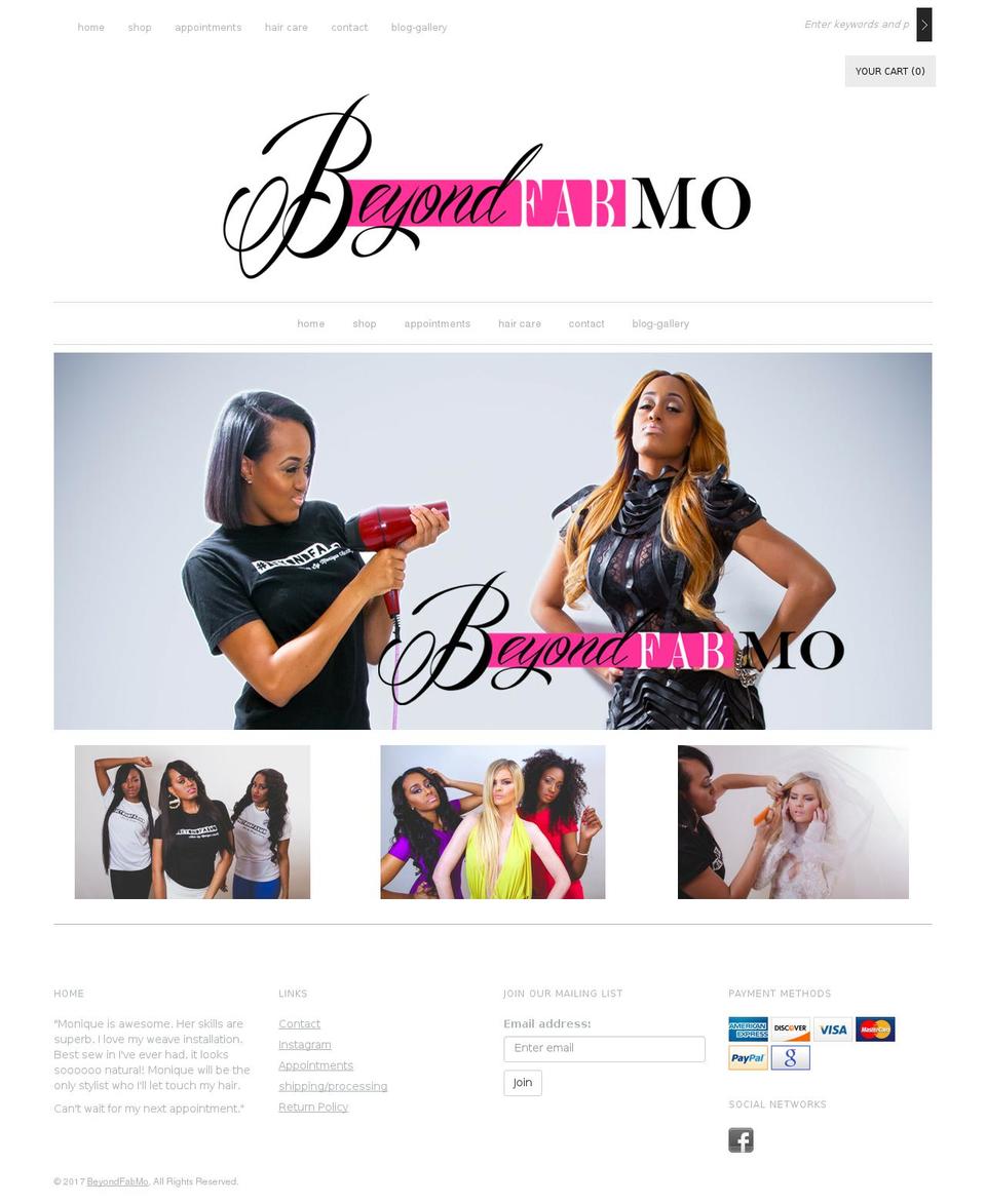 beyondfabmo.com shopify website screenshot