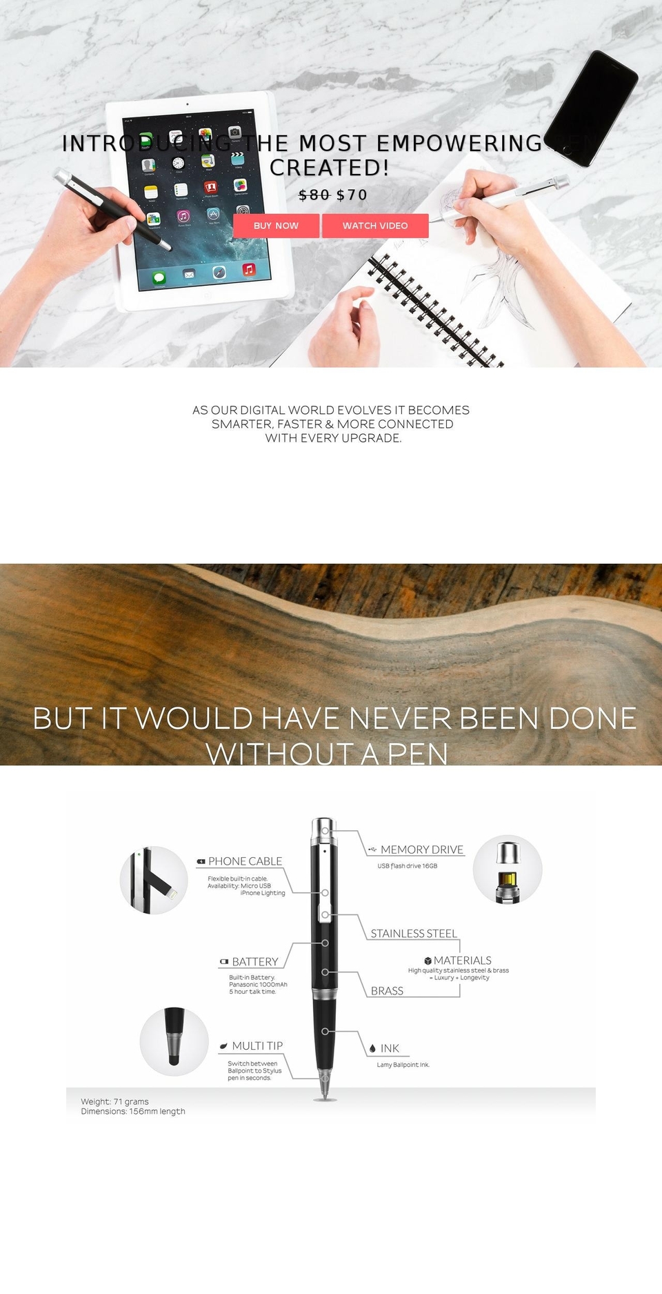 beyondinkpen.com shopify website screenshot