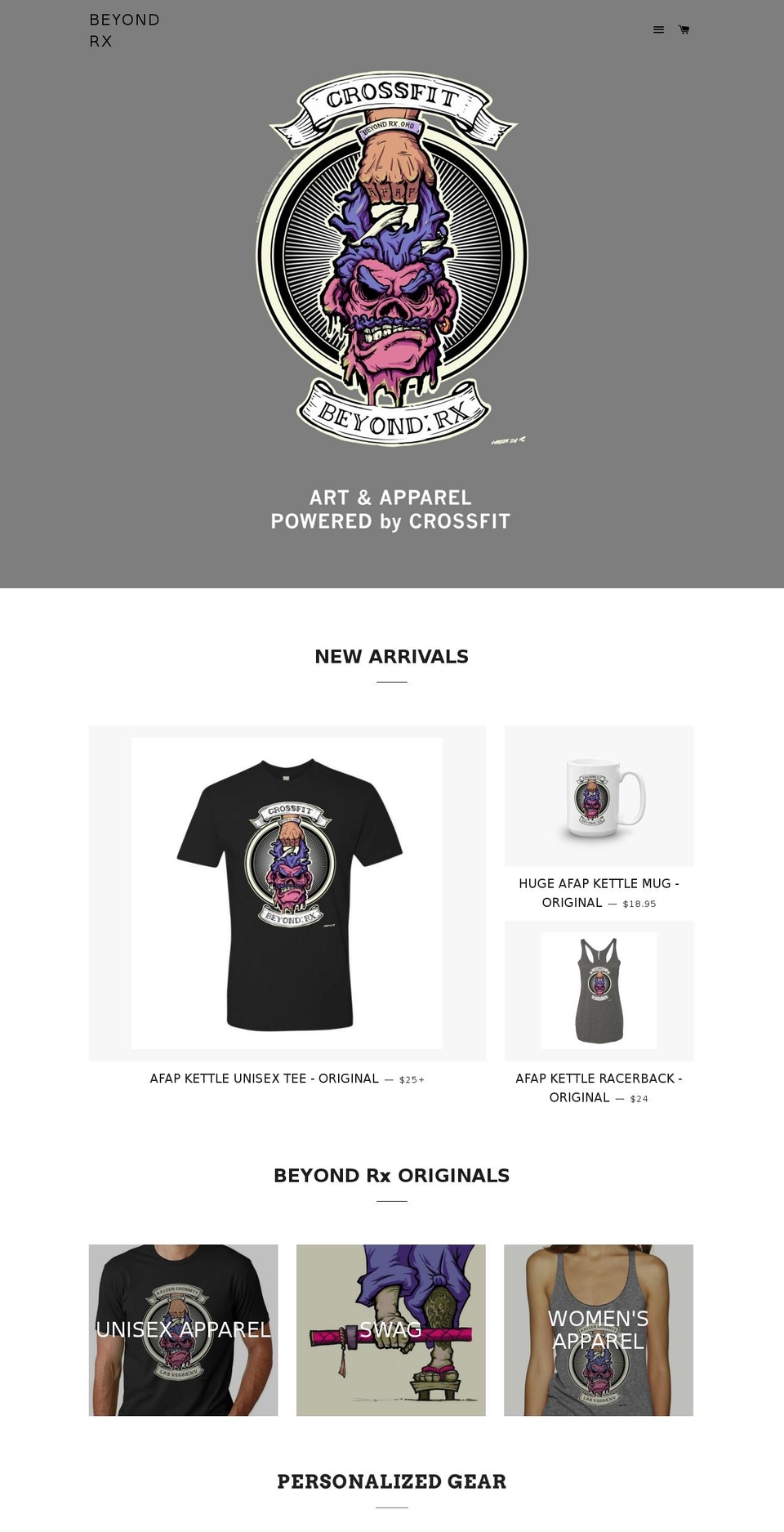 beyondrx.org shopify website screenshot
