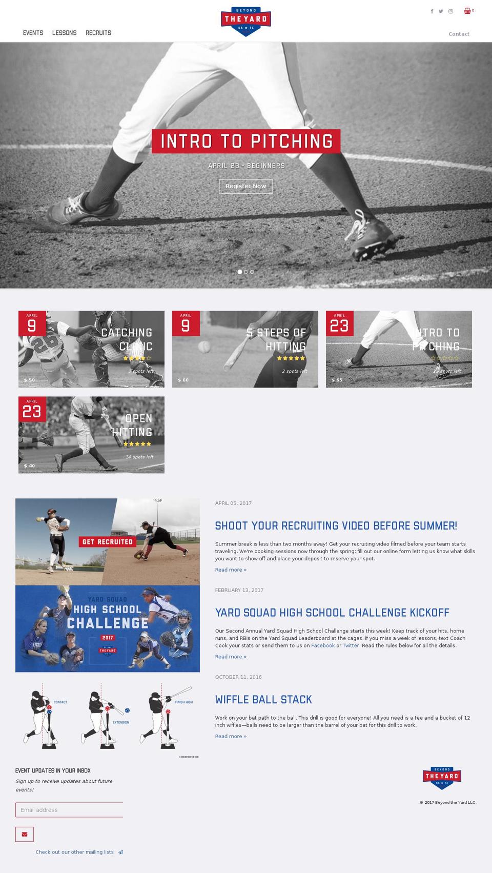 beyondtheyard.com shopify website screenshot