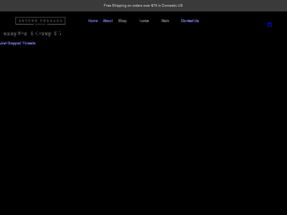 beyondthreadsclothing.com shopify website screenshot