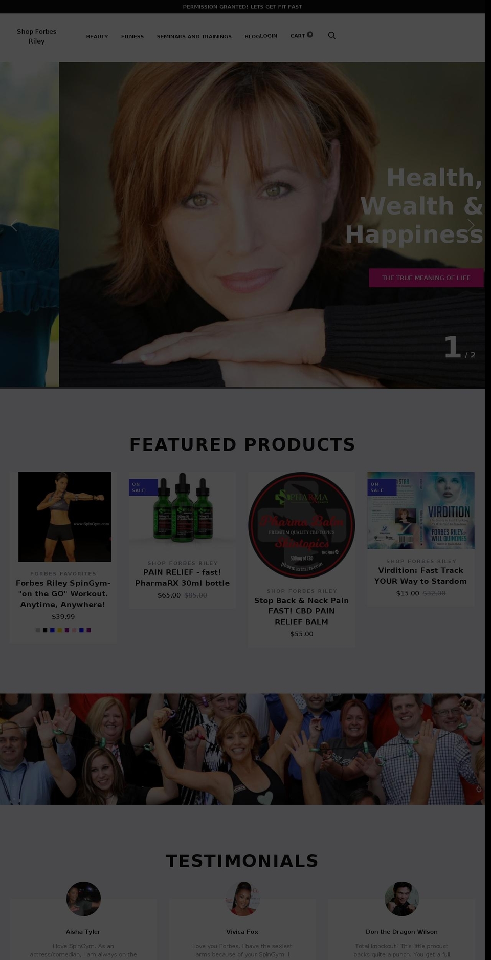 beyourwebsite.com — Shopify storefront screenshot