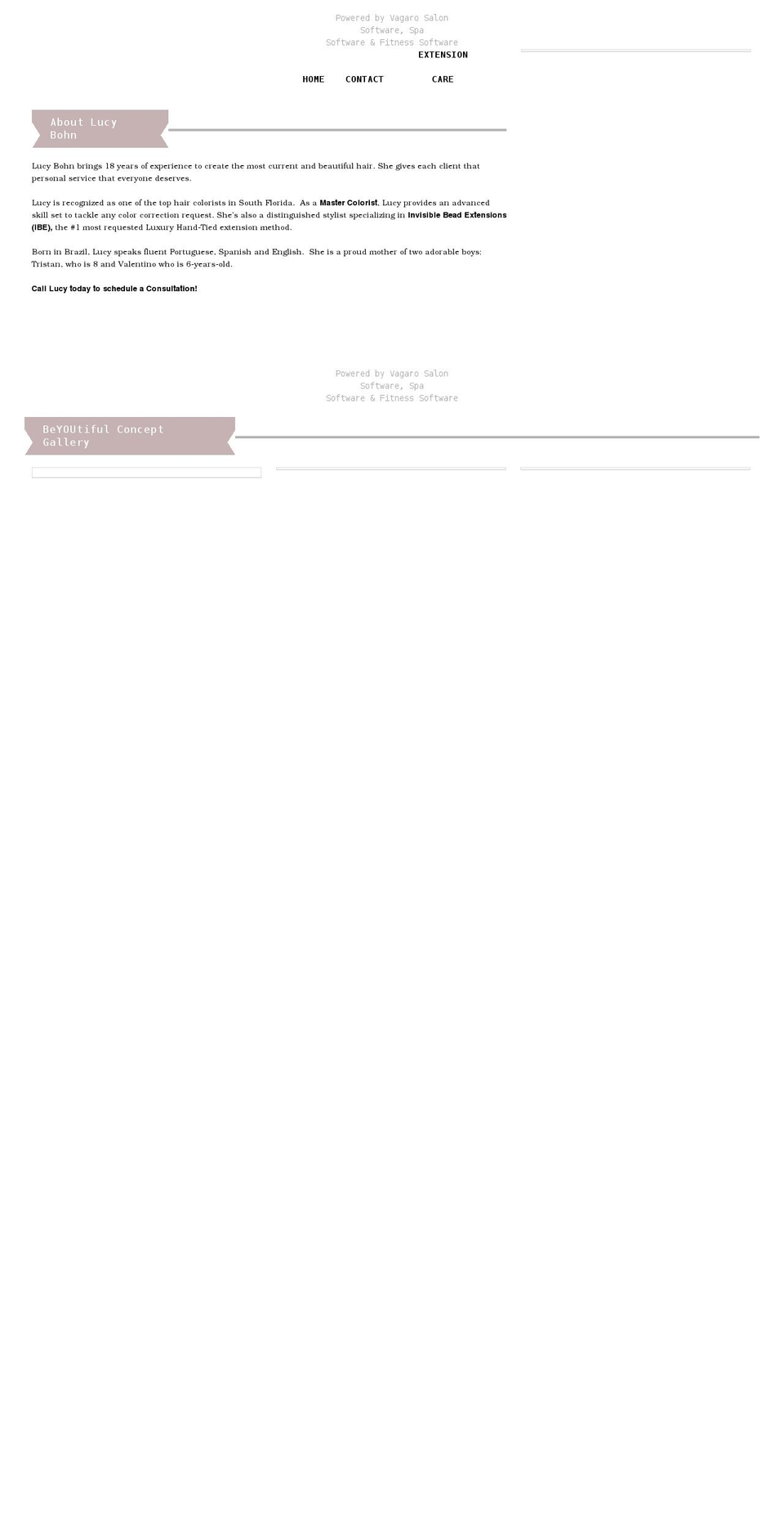 beyoutifulconcept.com shopify website screenshot