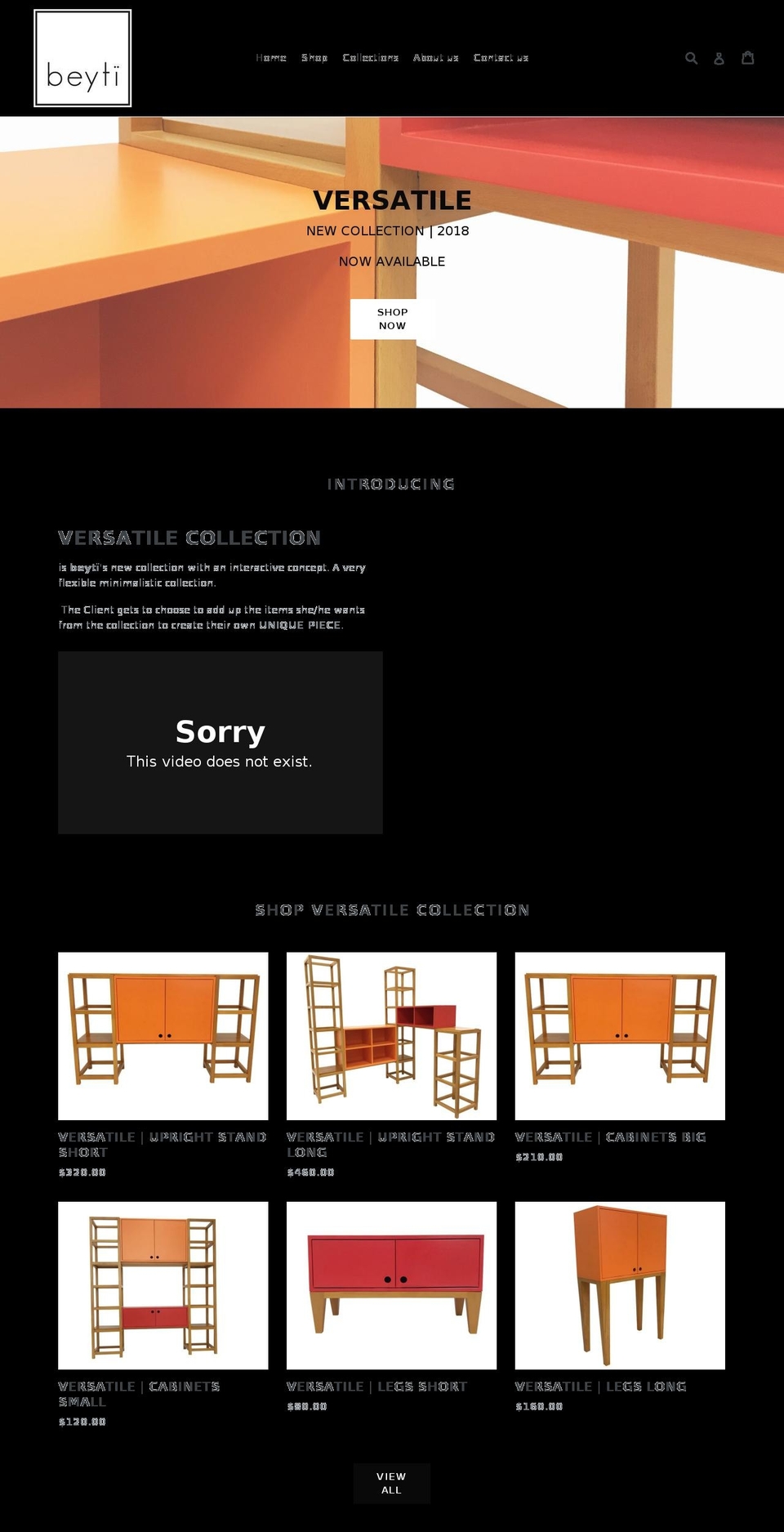 beytidesigns.com — Shopify storefront screenshot