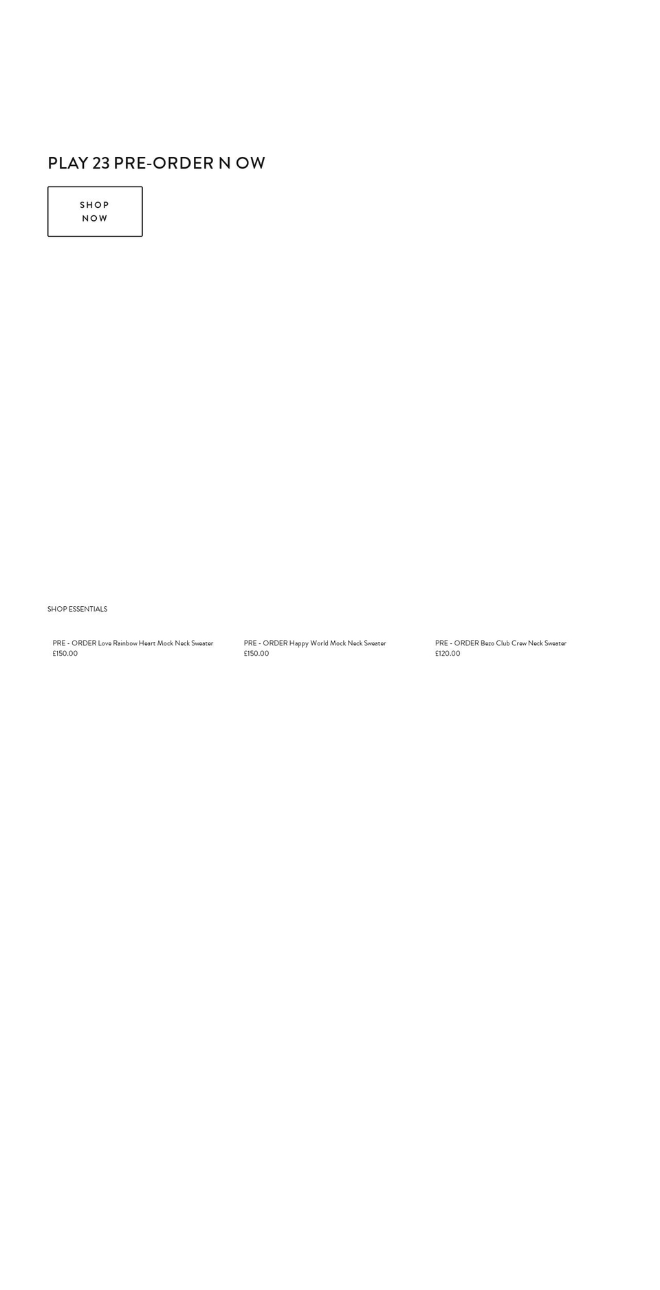 bezolondon.com — Shopify storefront screenshot