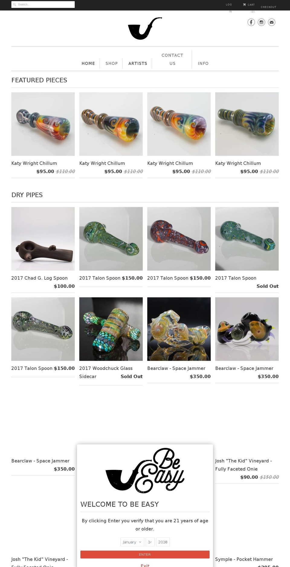 bezsmoke.com — Shopify storefront screenshot
