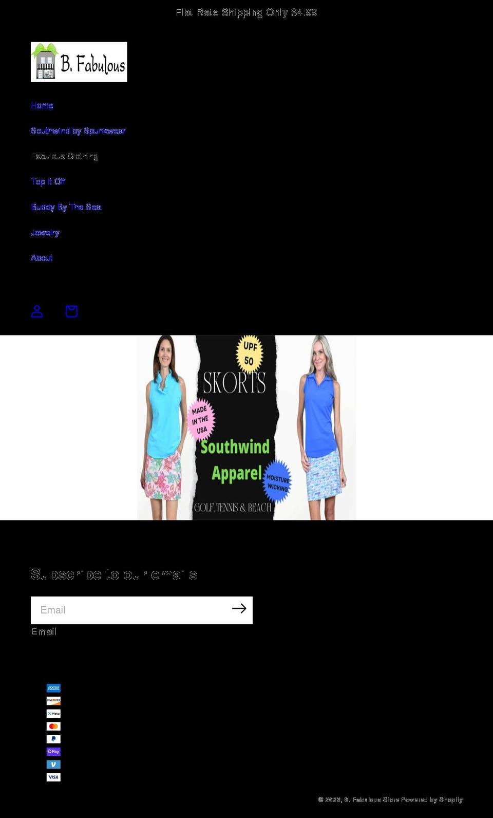 bfabstore.com shopify website screenshot