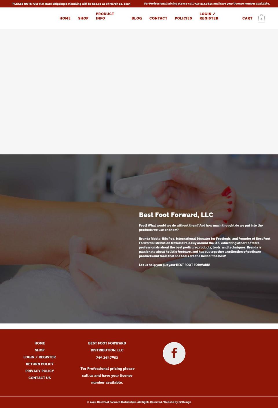 bffdistribution.com — Shopify storefront screenshot