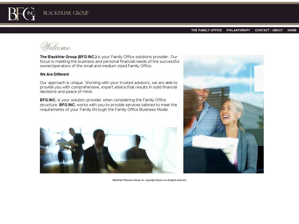 bfg-inc.ca shopify website screenshot