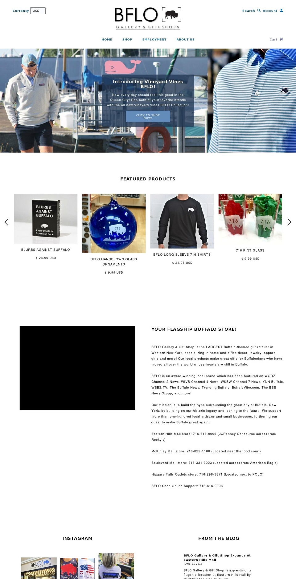 bfloshop.com shopify website screenshot