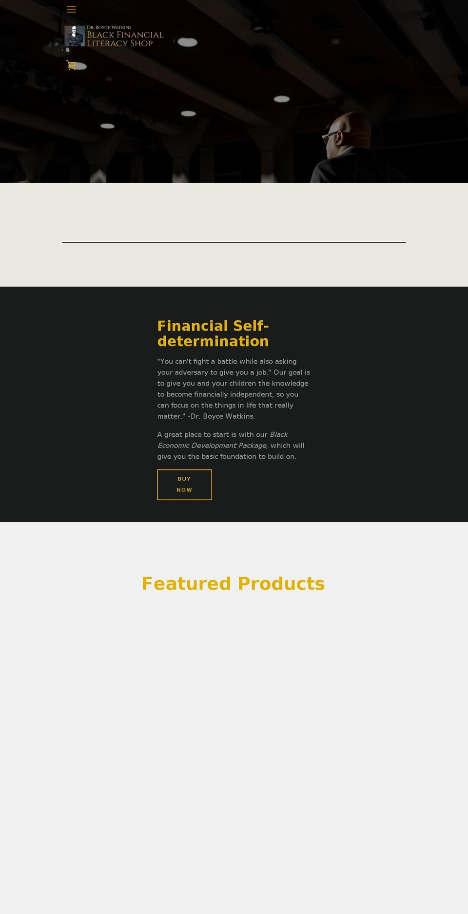 bflstore.com — Shopify storefront screenshot